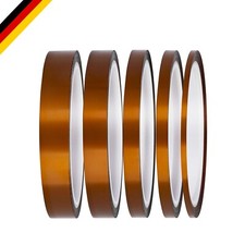 Hitzebeständig Klebeband, Hochtemperatur Kapton-Klebebänder, Polyimid 3 mm, 6...