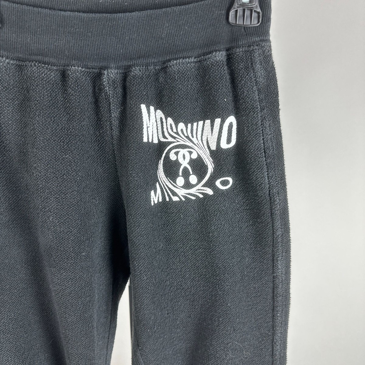 Moschino Couture Black Reverse Double Question Mark Lounge