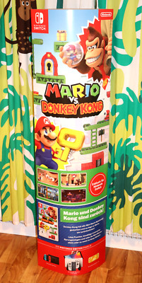 Mario vs. Donkey Kong Very Rare German Promo Standee Display Nintendo Switch