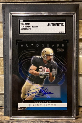 Colorado Buffaloes Football Autograph 6 card LOT...Bloom, Steed, Lindsay +