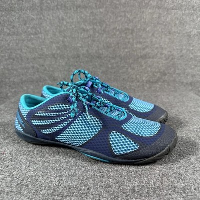 Merrell Pace Glove 2 Shoes Women 7.5 Turquoise Barefoot Minimalist Running Trail