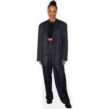 Naomi Ackie (Suit) Mini Size Cutout