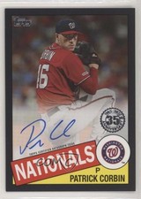 2020 Update 1985 Topps Baseball Black 19/199 Patrick Corbin #85A-PC Auto 2p7