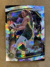 2025 Panini Prizm WNBA Gabby Williams Silver Ice Prizm #77 Seattle Storm
