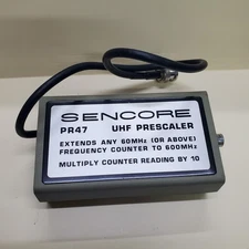Sencore PR47 UHF Prescaler 1-600MHz Frequency Counter Extender Test Equipment