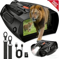 Outdoor 4K Night Vision Goggles 10X Zoom 5000mAh for Hunting  Observation