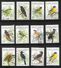 MALAWI #1 Birds selection all VF Postally used HCV