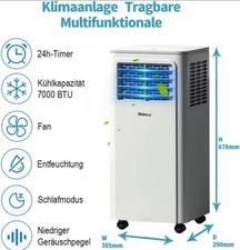 SHINCO 7000 BTU Mobile Air Conditioner (2.05 kW), Cooling & Ventilating &