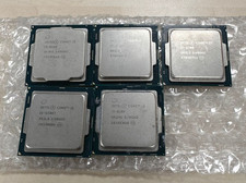 Lot of 5 Intel CPUs   i7-6700 x2 , i5-6500, i3-8100, i3-6100   LGA1151 Tested