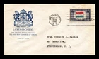 US COVER LUXEMBOURG OVERRUN COUNTRIES FDC SCOTT 912 HOUSE OF FARNAM CACHET