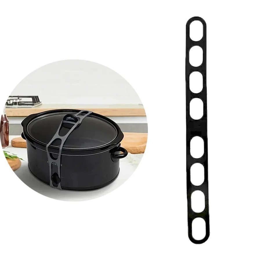54cm Silicone Lid Strap Elastic Band Reusable Pot Lid Holder Universal