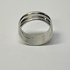 925 Sterling Silver SLIGHTLY DOMED 9.4mm Band Wide Ring SIZE 7.5 — photo 9