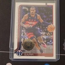 2025 Topps Alex Sarr #96  Washington Wizards NBA All Rookie Team