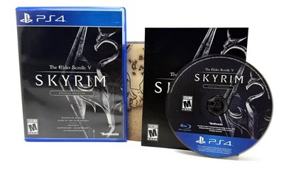 The Elder Scrolls V: Skyrim Special Edition (PlayStation 4) PS4 CIB Map Manual