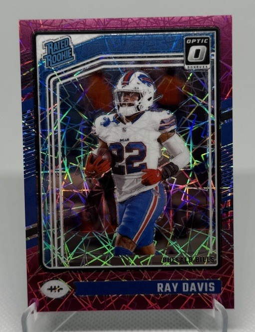 2024 Panini Donruss Optic - Ray Davis #283 Pink Velocity Holo 48/80