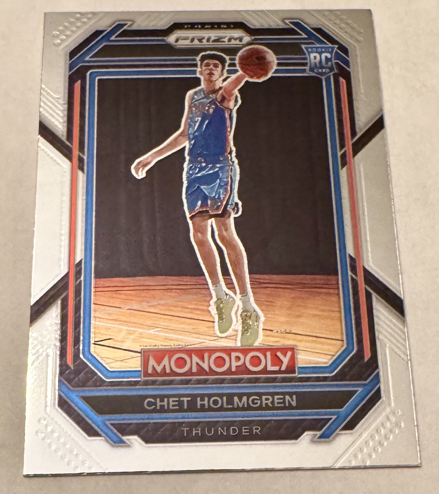 2022-23 Panini Prizm Monopoly Chet Holmgren Rookie #63 Oklahoma City Thunder RC