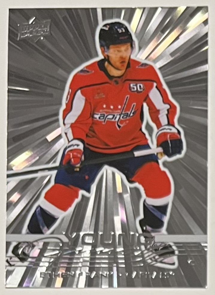 Ethen Frank 2025-26 Upper Deck Series 1 Young Guns Silver Outburst Rookie #240