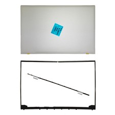 New For HP ENVY 17-CE TPN-W145 Laptop LCD Back Cover Front Bezel Hinges Silver