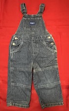 Genuine kids Osh Kosh Bib Jean Overalls Blue Denim Toddler Size 2T