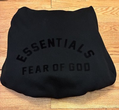 Black Essentials Hoodie