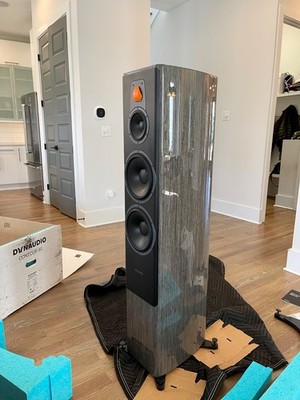 Dynaudio Contour 60 Floorstanding Speakers In beautiful Grey Oak High Gloss