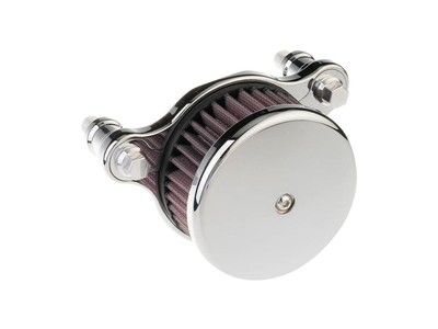 High Performance Air Cleaner Assembly Smooth Chrome Dyna, Softail, Touring