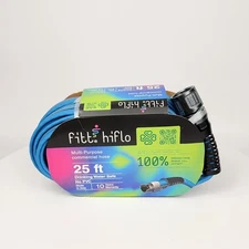 FITT HiFlo 25ft Drinking-Water Safe Flat Garden Hose – Kink-Free, No PVC