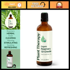 100 Pure Organic Rosemary Essential Oil 100 mL - USDA Certified, Undiluted Arom