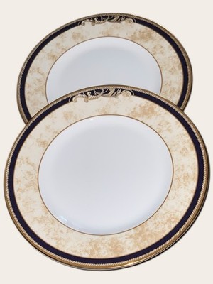 Wedgwood Füllhorn 2x Beilagenteller 7'' 17cm Bicentenary Celebration kaum benutzt