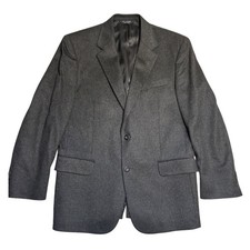 Jos A Bank 100 Cashmere Sportcoat Blazer Charcoal Gray 42R SC71137 Mens