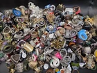 Over 4 LBS Costume Rings Vintage to Modern Styles Jewelry Lot All Wearable