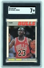 1987-88 Fleer #59 Michael Jordan SGC 7 Near Mint 2nd Yr Card Bulls HOF