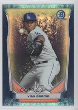 2014 Bowman Chrome Prospect Short Prints Bubbles Refractor 93/99 Yimi Garcia 2f9