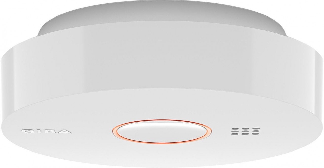 Détecteur de fumée Basic q 114502 avec alerte sonore 85dB et capteur DIN14604