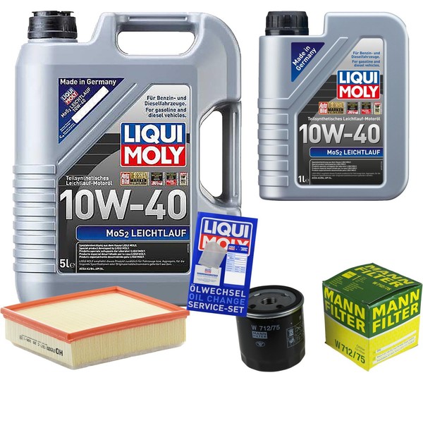 Inspektionskit Filter Liqui Moly ÖL 6L 10W-40 FüR Opel Frontera A Sport 5_SUD2-image