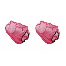 2pcs Air Intake Filter Sock Cover Car Cold Air Filter Protective Wrap Dustproof