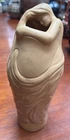 VINTAGE VAN BRIGGLE LORELEI VASE 11-1/4" tall tan color VERY GOOD CONDITION