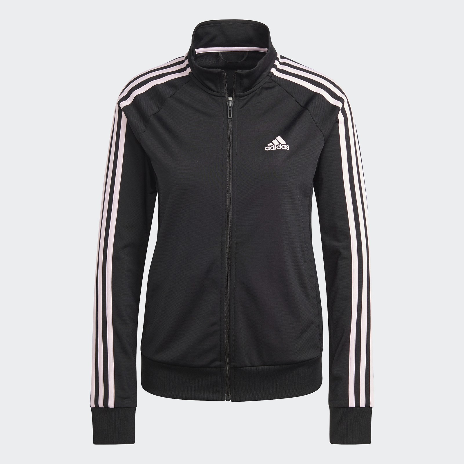 adidas women Primegreen Essentials Warm-Up Slim 3-Stripes Track Jacket