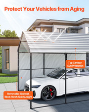 VEVOR Zeltgarage Garagenzelt Carport Unterstand Schuppen Auto 3X4,5X3,15M