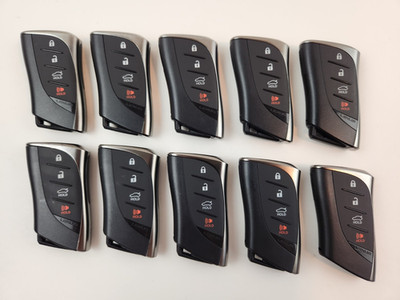 ORIGINAL LOT OF 10 LEXUS LS ES 21-25 OEM SMART KEY LESS ENTRY REMOTE FOB BULK US