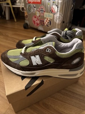KITH & Danielle Cathari New Balance 991v2 MIUK Reverse Matcha|2025
