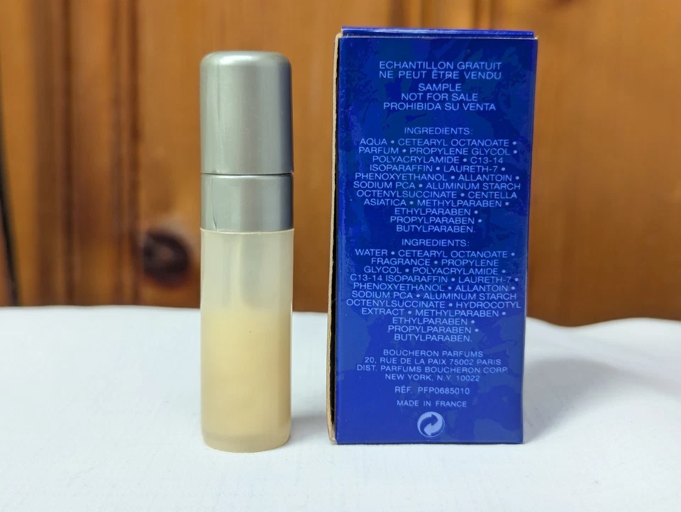 BOUCHERON PARIS JAÏPUR Hombre 5 ml 0,17 fl.oz Hecho en Francia Foto 2 de 4