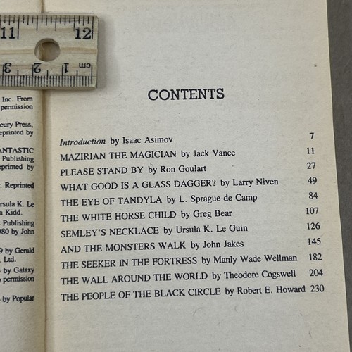 1983 Signet Book - Wizards #1 by Isaac Asimov Paperback Book - Foto 11 di 11