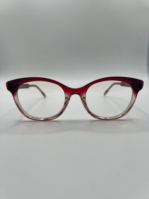 RES REI ENEA 50-20-140 Rot Transparent Schmetterling Brille Gestell