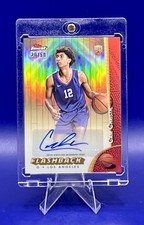 2024-25 Topps Finest Basketball Cam Christie RC Flashback Gold Auto /50 Clippers