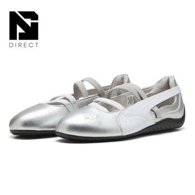 靴 PUMA SPEEDCAT BALLET LLIC 401581 01 PUMA Speedcat Ballet Silver (Women's) 401581-01 Women's Size Shoes