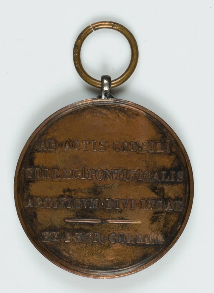 J. SCHWENDIMANN (*1721), Ingenius Artibus Illa Fauet,  1775, Bronze Klassizismus - Bild 2 von 4