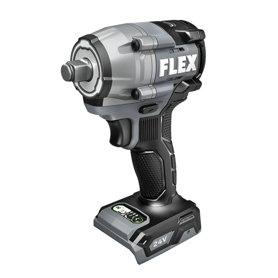 FLEXFX1431Z 24V tamaño compacto 1/2 pulgada. Llave de impacto inalámbrica (solo herramienta) nueva