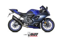 Mivv SR-1 Auspuff Komplettanlage Schwarz Passend FüR Yamaha YZF-R7 2022-2024