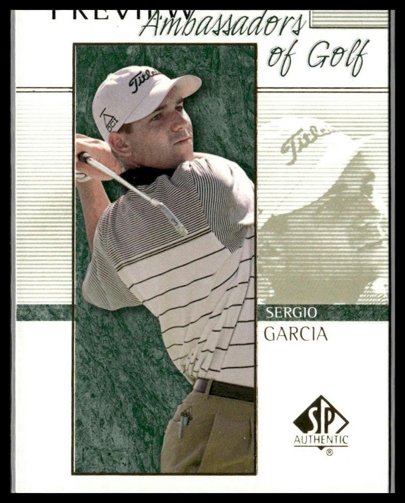 Sergio Garcia 2001 Upper Deck #59 SP Authentic Preview